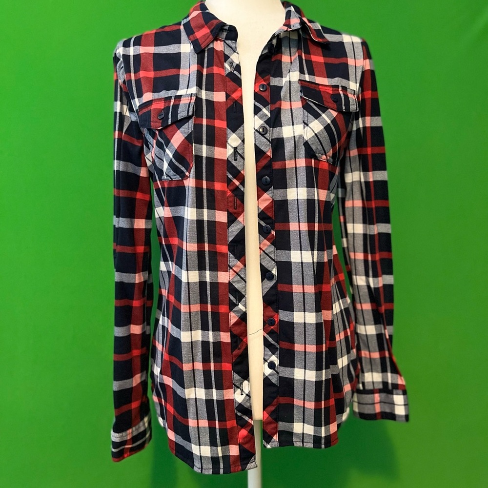 Plaid Button Down (Size S)